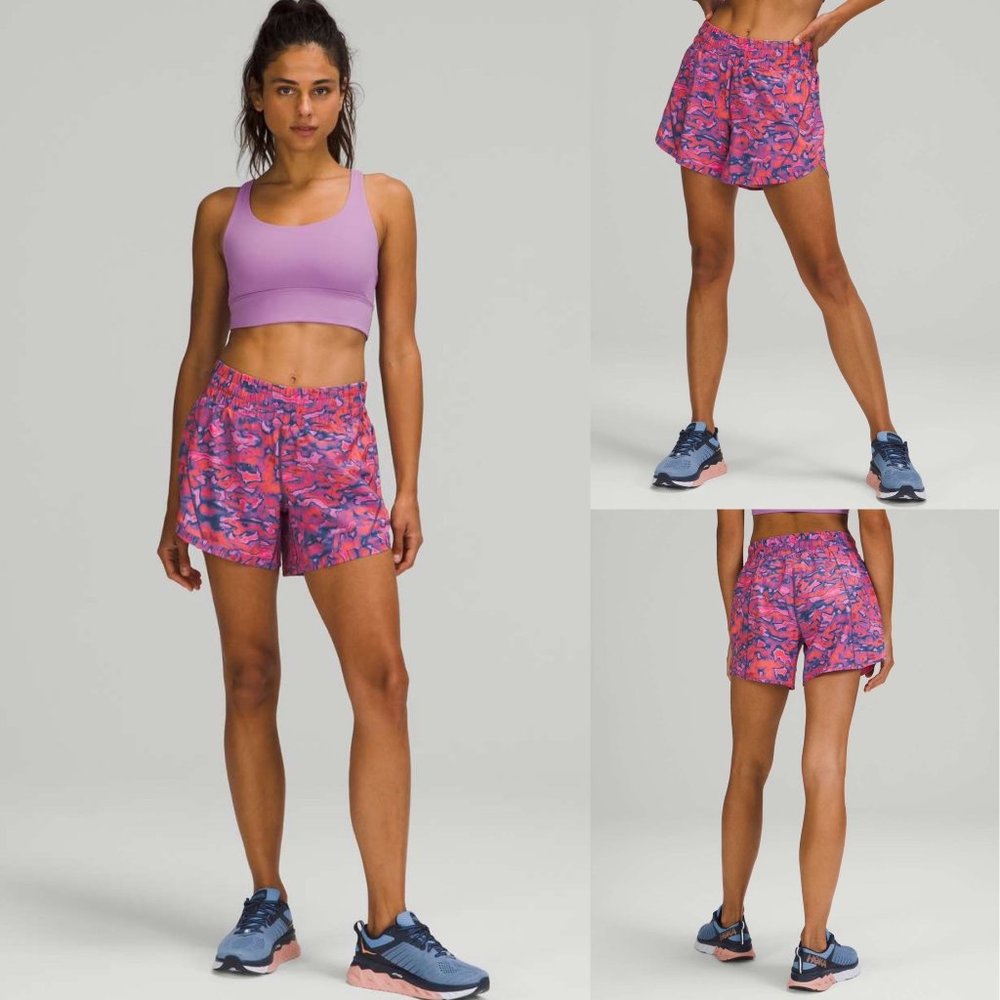 lululemon athletica Pink and Blue Athletic Shorts